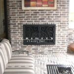 Outdoor Iron Fire Place Screen #10