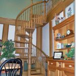 Wooden Spiral Staircase #11
