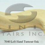 Stair Fittings - 7040 Left Hand Turnout Oak
