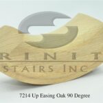Stair Fittings - 7214 Up Easing Oak 90 Degree