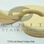 Stair Fittings - 7230 Left Hand Volute Oak