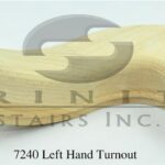 Stair Fittings - 7240 Left Hand Turnout Oak
