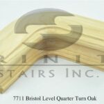 Stair Fittings - 7711 Bristol Level Quarter Turn Oak
