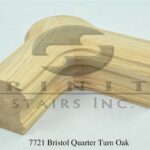 Stair Fittings - 7721 Bristol Quarter Turn Oak