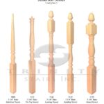 Jefferson Series Newels - Stair Posts
