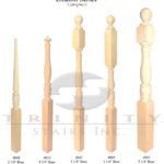 Lincoln Series Newels - Stair Posts